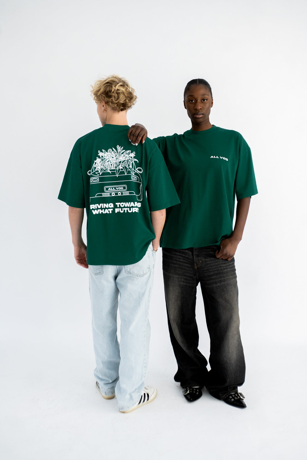GREEN CAR TEE