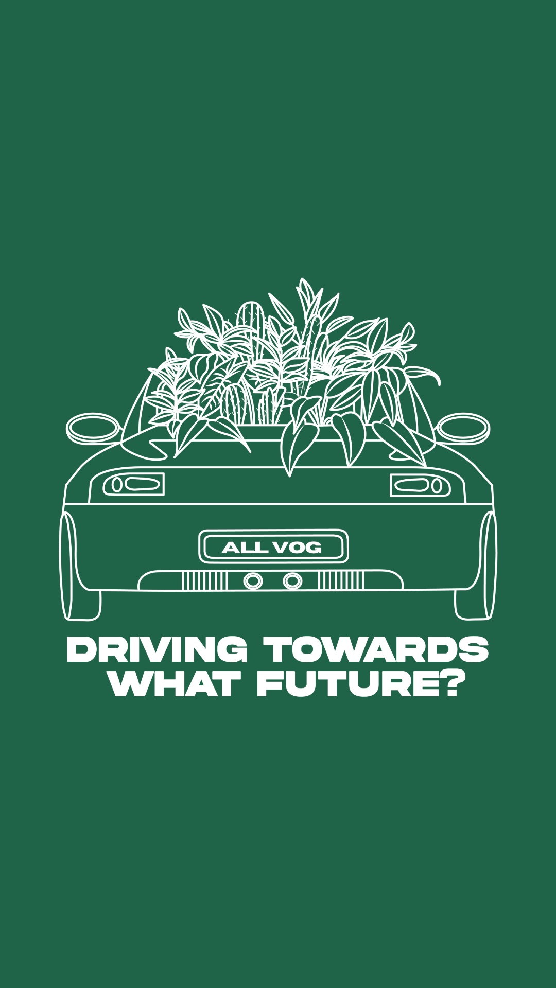 GREEN CAR TEE