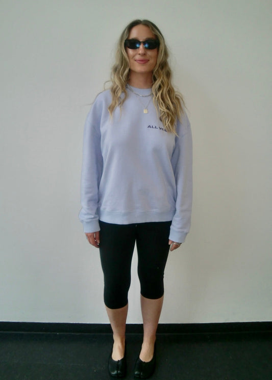 VIOLET BASIC CREWNECK