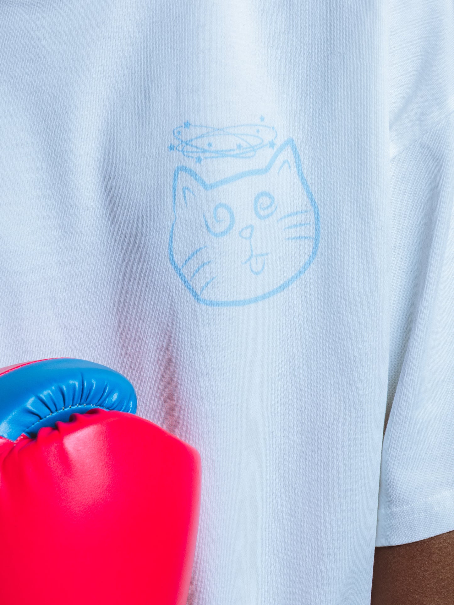 WHITE CAT TEE