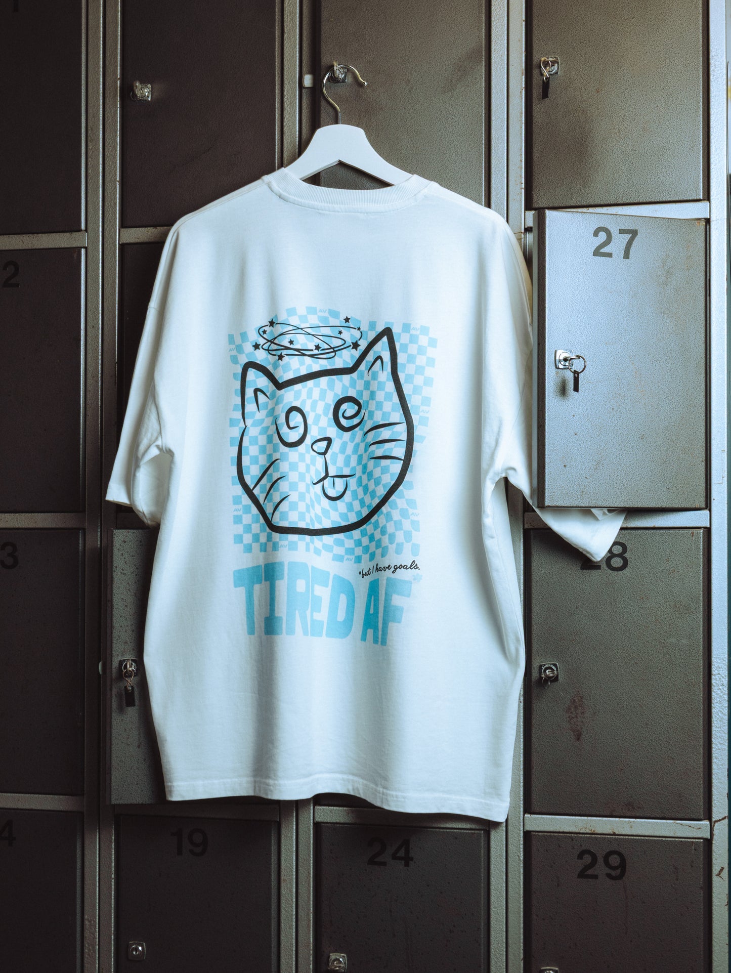 WHITE CAT TEE