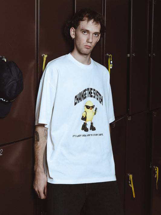 WHITE CHICKEN TEE